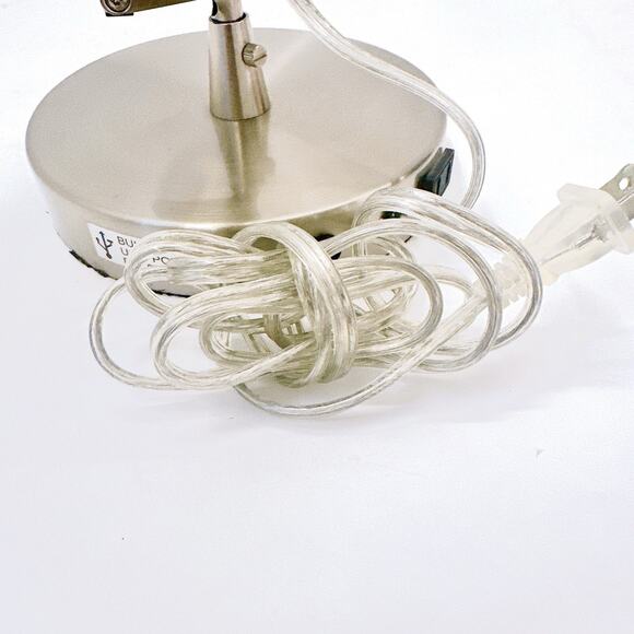 Interteck Architects Adjustable Desk Lamp Silver Powered Coated Metal Working - Picture 12 of 16